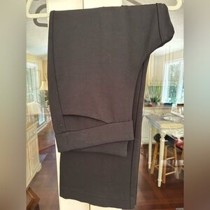 Black Ponte Straight Leg Trousers